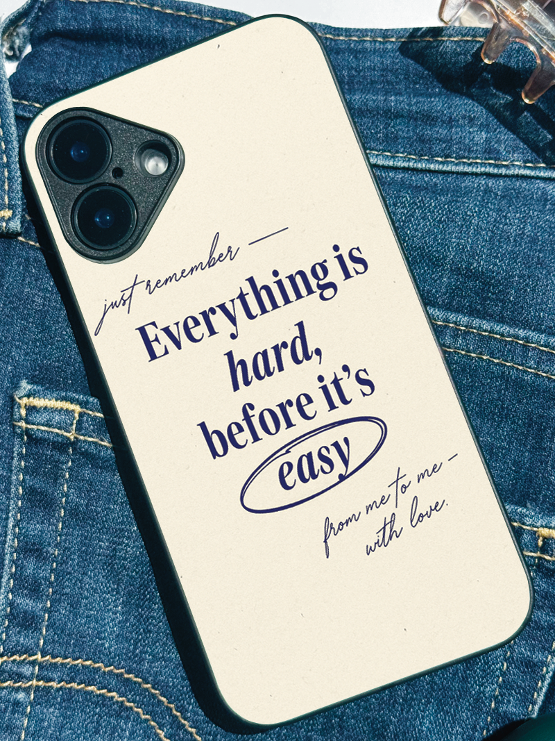 Soft Reminder iPhone Covers (11–16) Series | Aesthetic Design