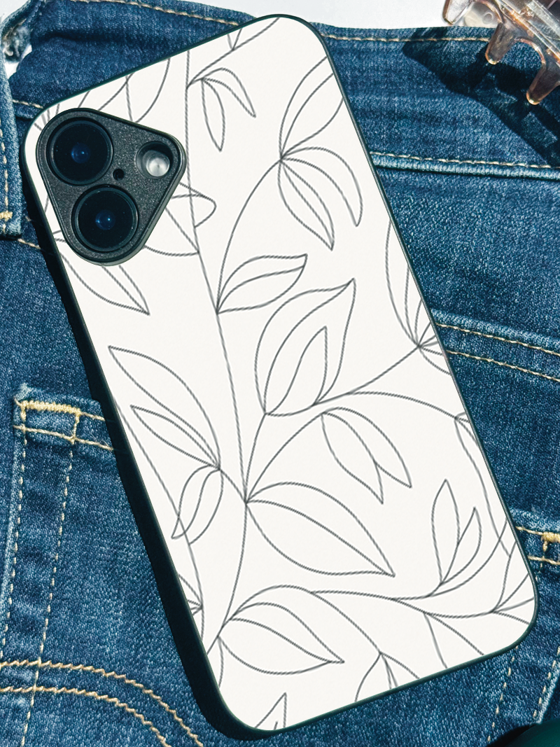The Petal Sketch  iPhone Covers (11–16) Series | Aesthetic Design