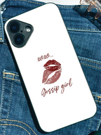 The Gossip Kiss  iPhone Covers (11–16) Series | Cute Design