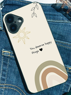 Happy Things iPhone Covers (11–16) Series | Cute Design