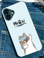 Cool Cat iPhone Covers (11–16) Series | Cute Design