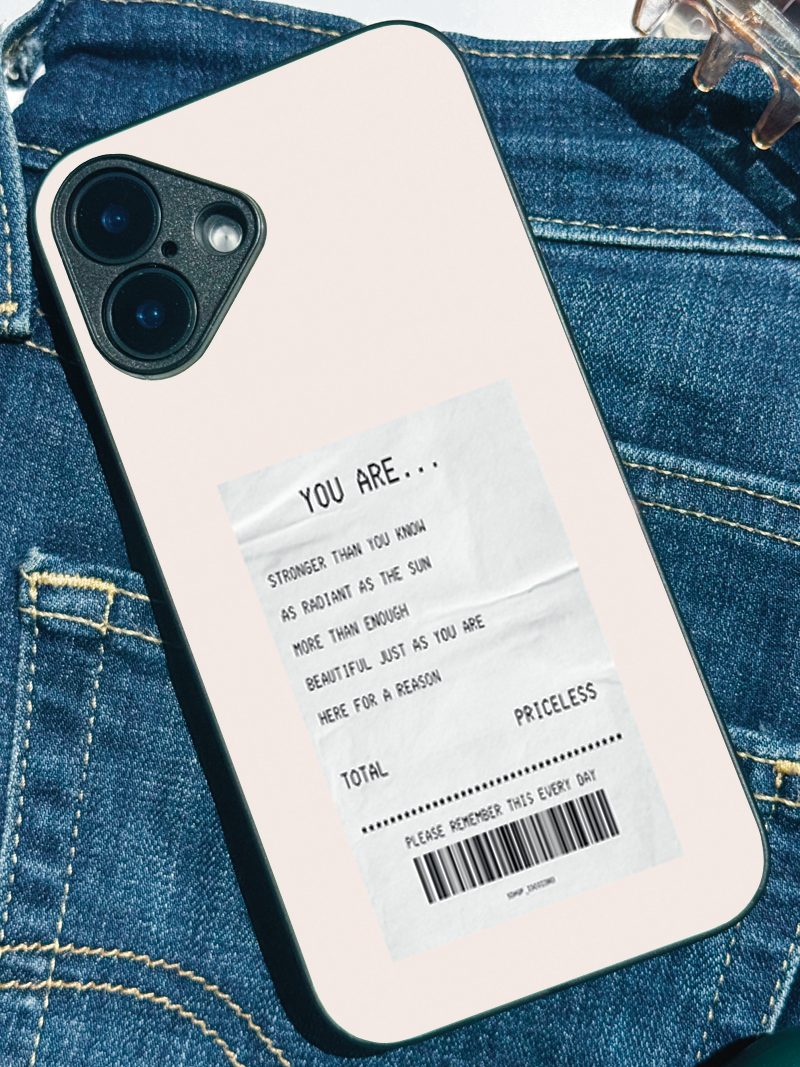 You Are Enough iPhone Covers (11–16) Series | Aesthetic Design