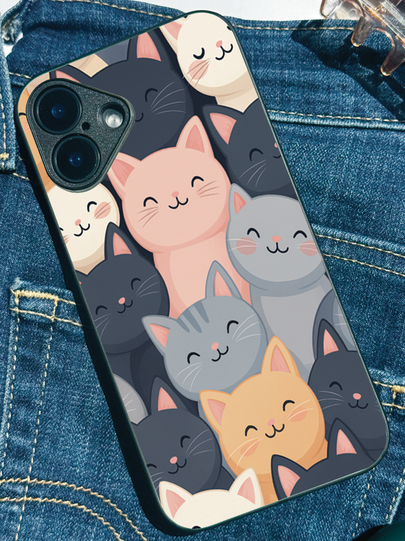 Meow Mix iPhone Covers (11–16) Series | Cute Design