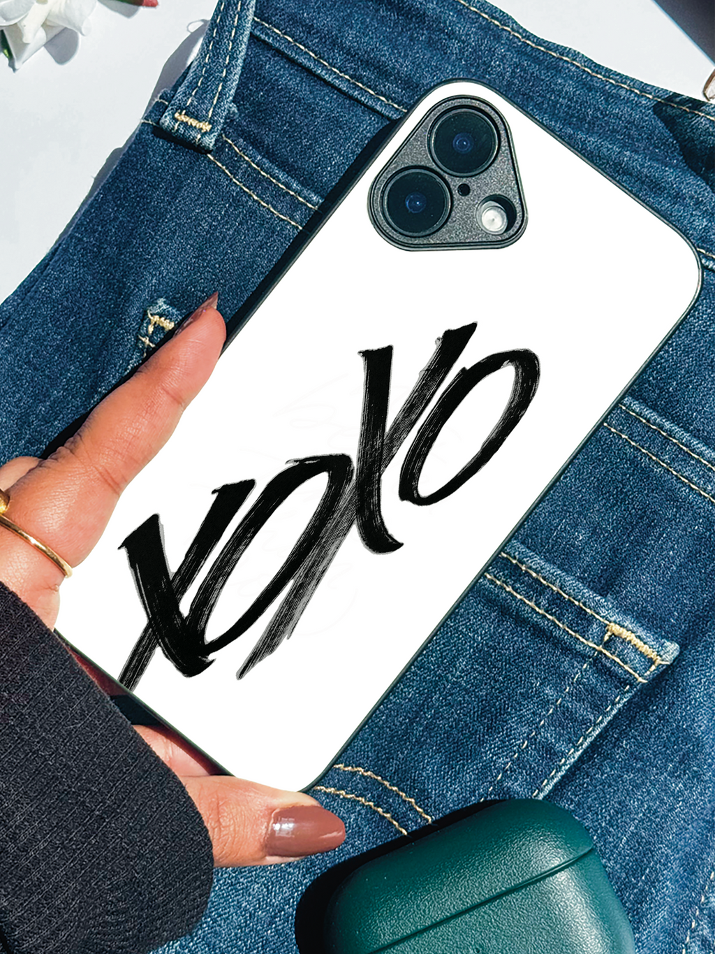 Bold XOXO iPhone Covers (11–16) Series | Aesthetic Design