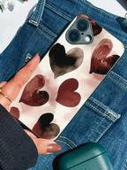 Crimson Love Printed Glass Back iPhone Covers (11–16) Series | Aesthetic Designs
