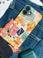 Vacay Vibes Printed Glass Back iPhone Covers (11–16) Series | Aesthetic Designs