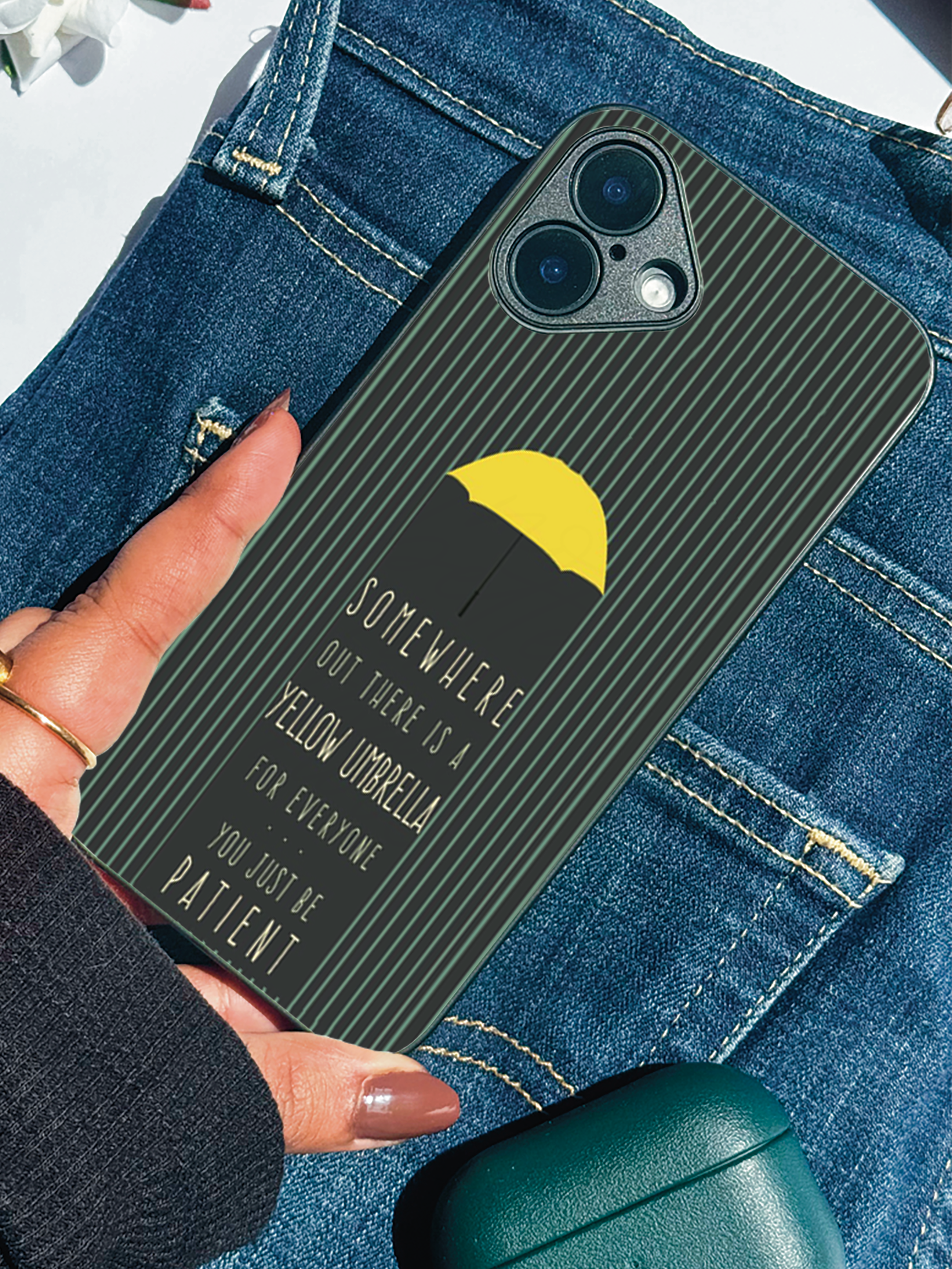 Umbrella of Hope iPhone Covers (11–16) Series | Aesthetic Design