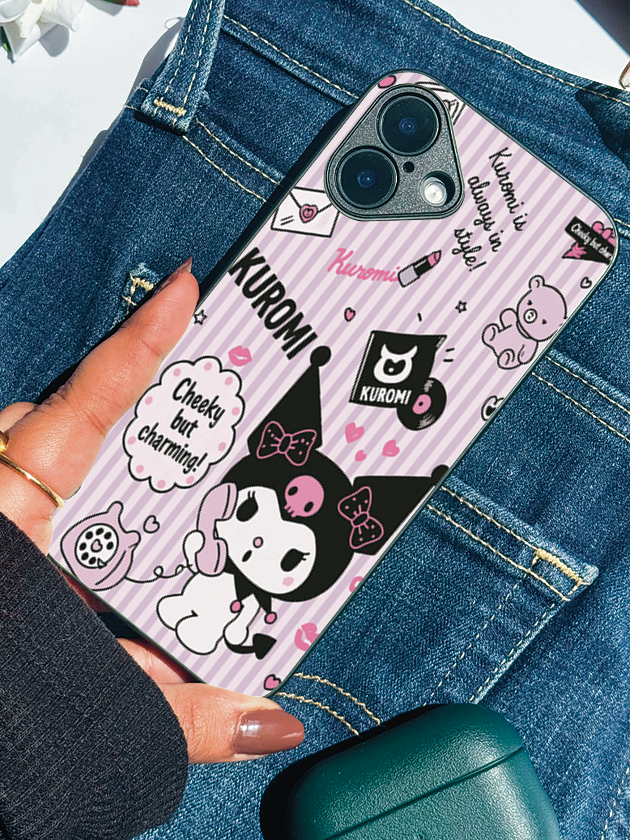 Cheeky Kuromi Vibes iPhone Covers (11–16) Series | Cute Design