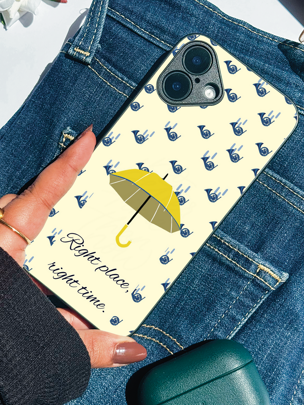 Perfect Timing iPhone Covers (11–16) Series | Aesthetic Design