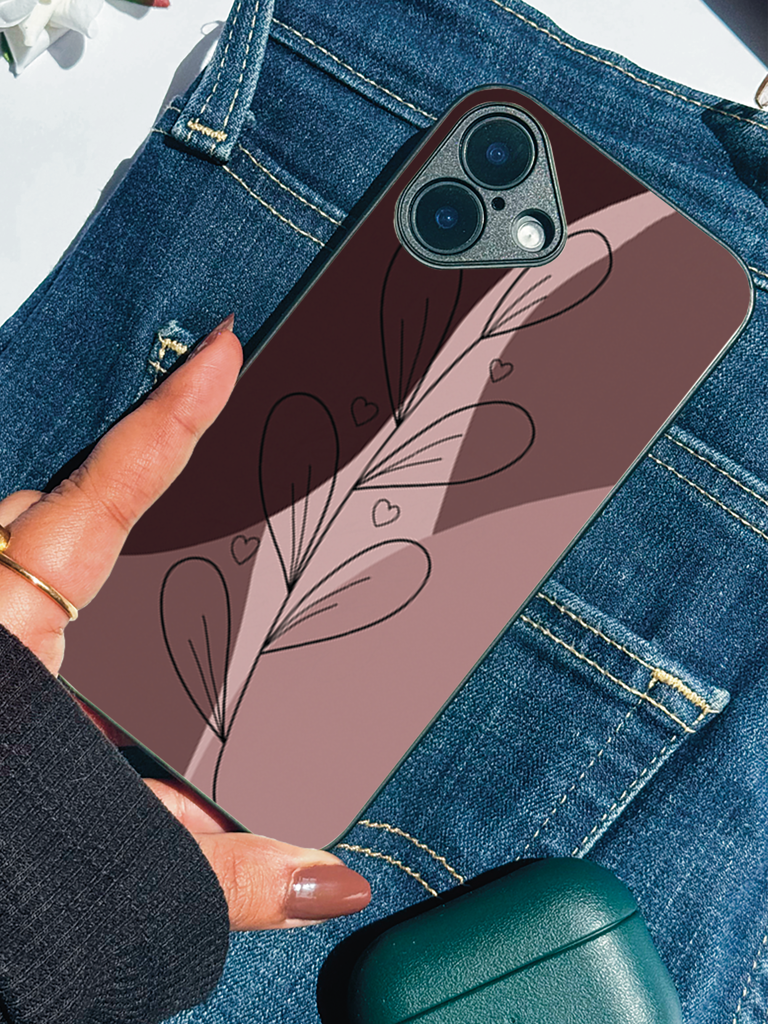Blushing Petals iPhone Covers (11–16) Series |  Aesthetic Design