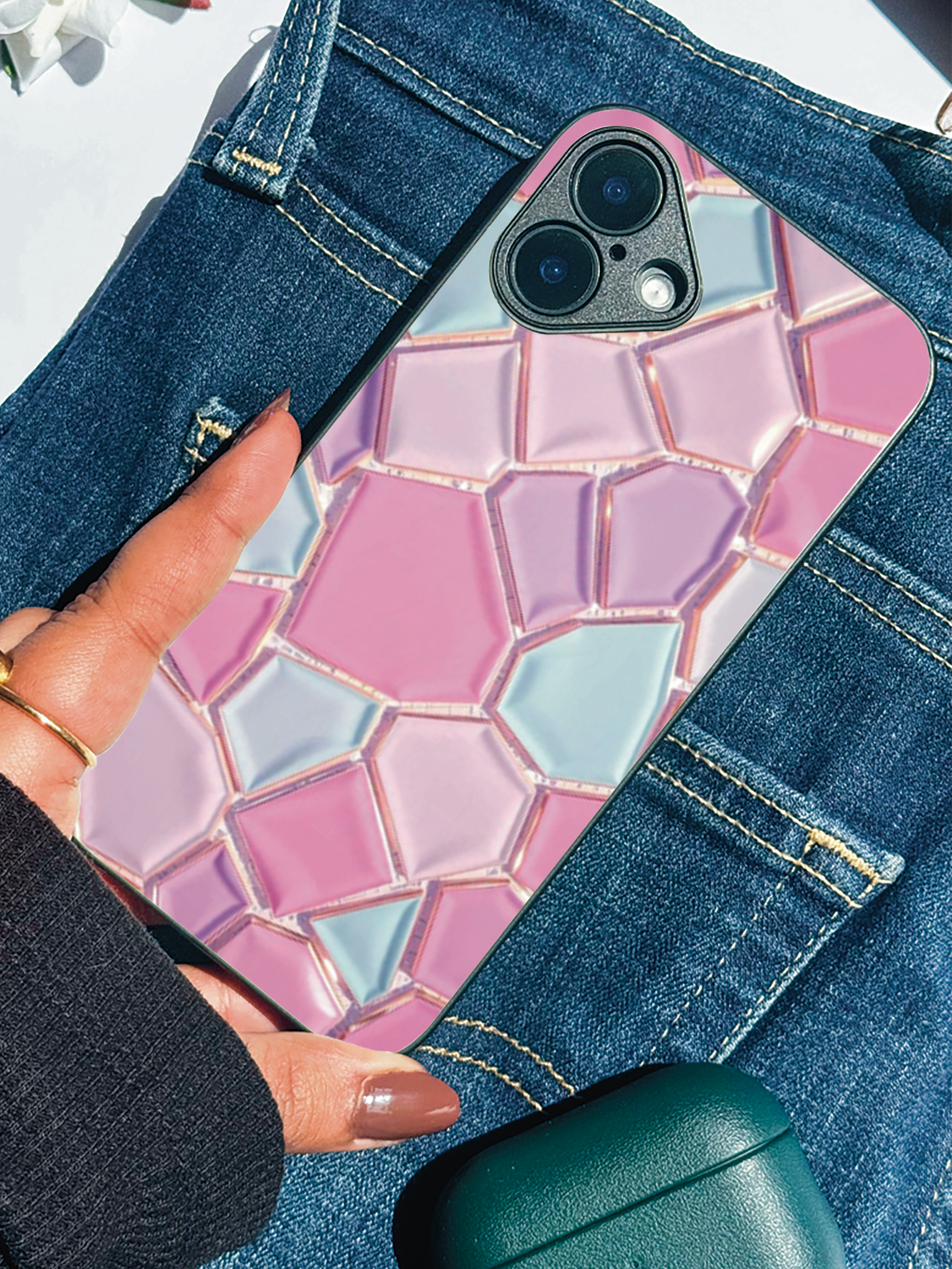 Opaline Glow iPhone Covers (11–16) Series | Aesthetic Design