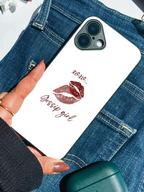 The Gossip Kiss  iPhone Covers (11–16) Series | Cute Design