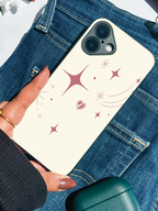 Starry Bliss Printed Glass Back iPhone Covers (11–16) Series | Aesthetic Designs