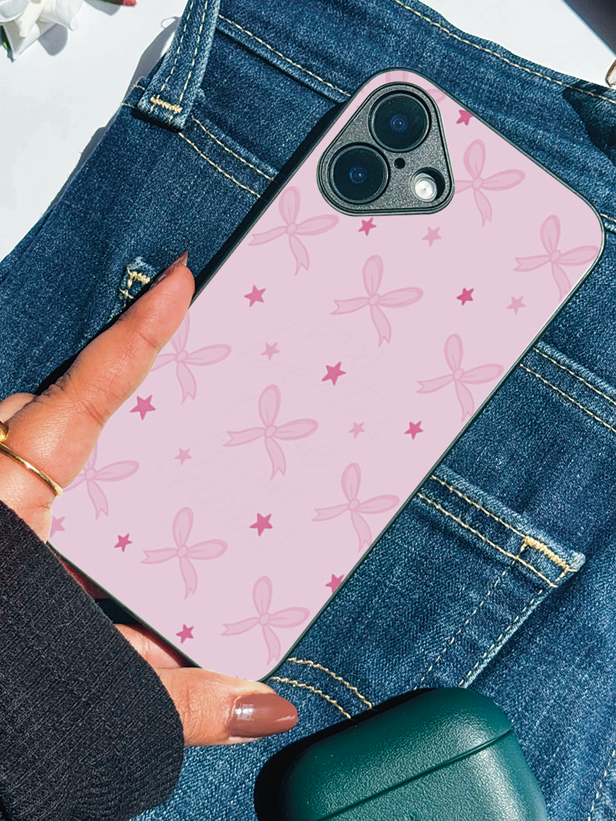 Pretty Bows iPhone Covers (11–16) Series | Cute Design