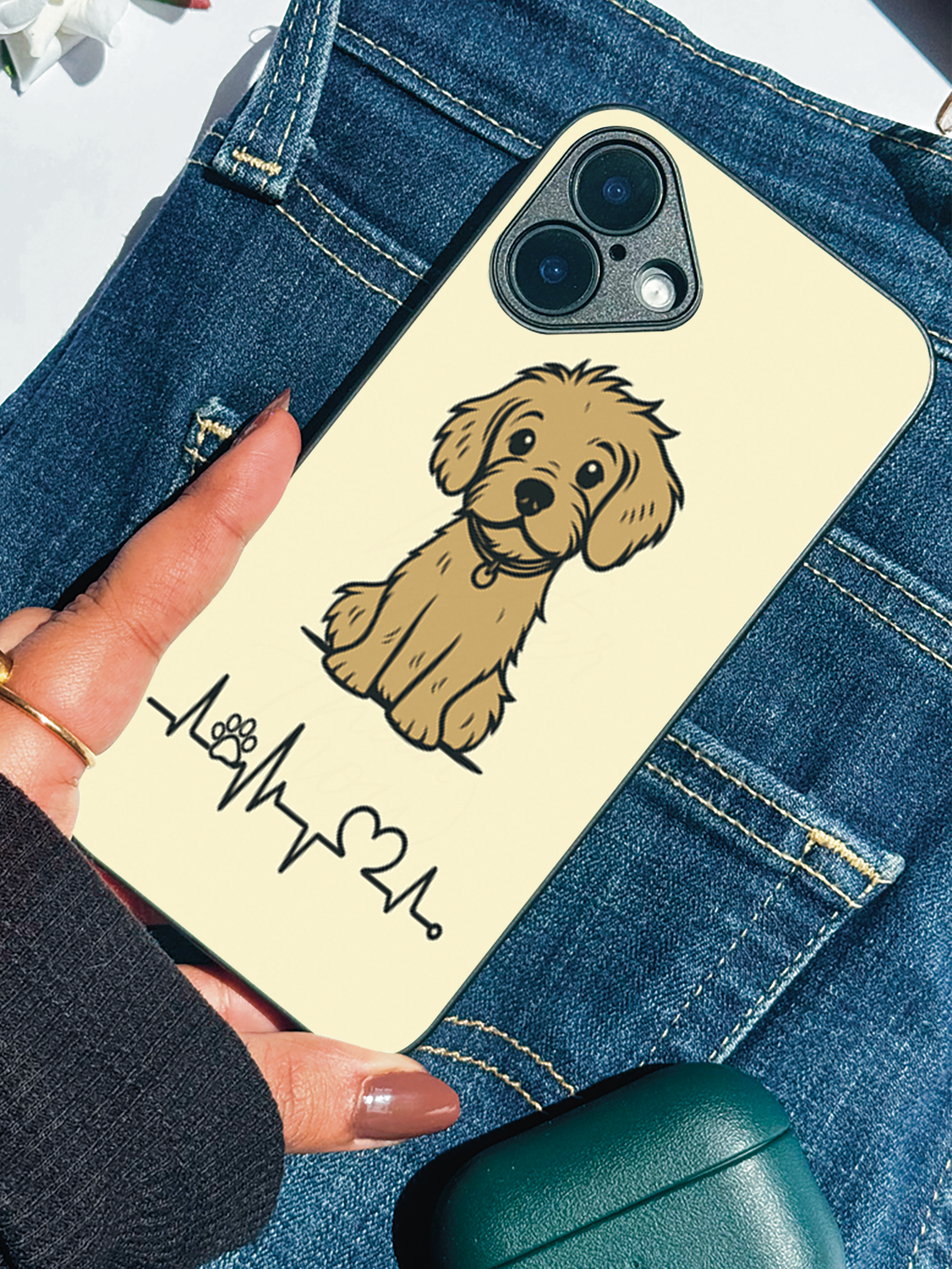 Pawfect Love  iPhone Covers (11–16) Series | Cute Design