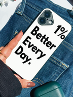 Better Every Day iPhone Covers (11–16) Series | Aesthetic Design