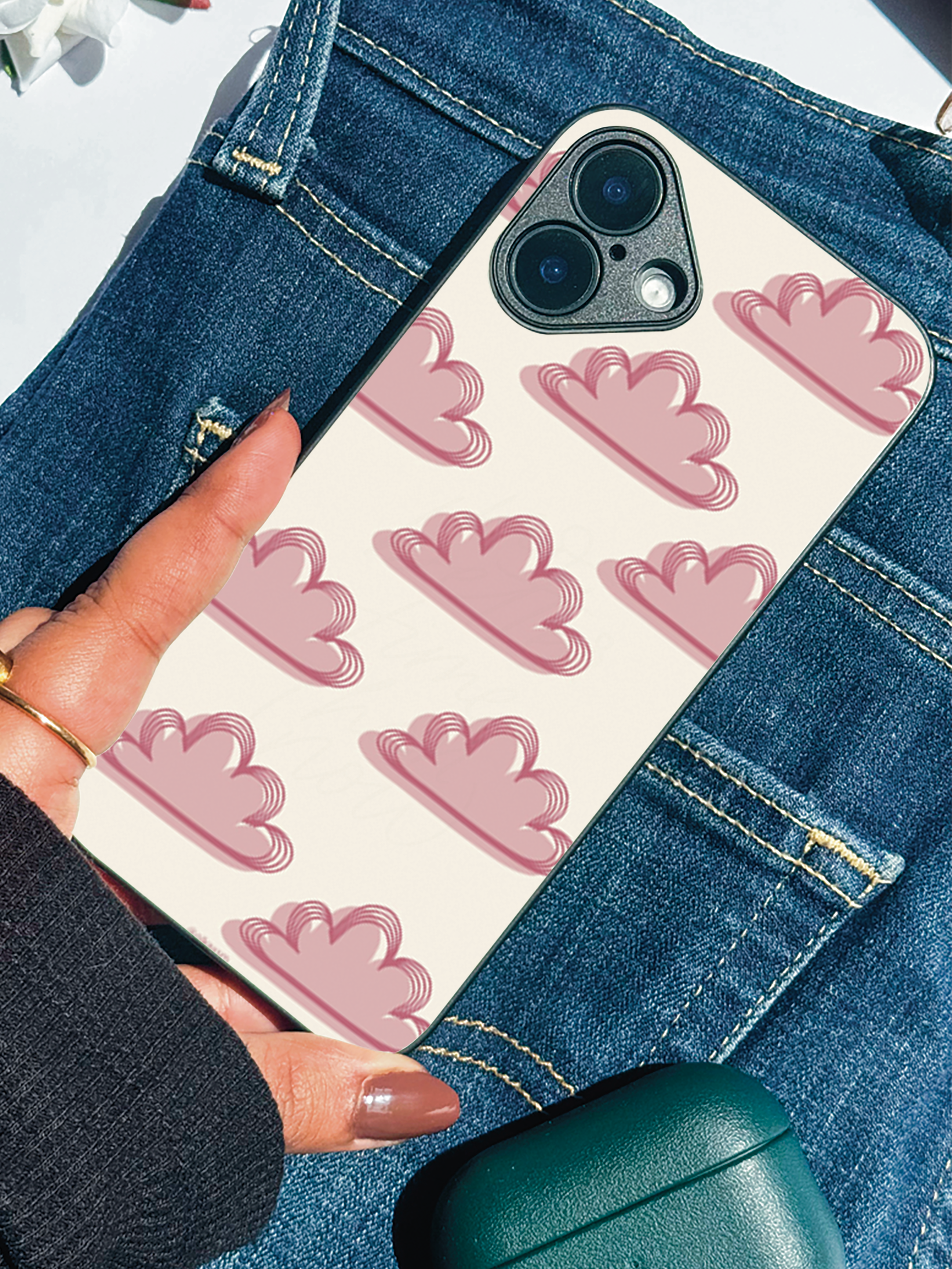 Pink Skies iPhone Covers (11–16) Series | Cute Design