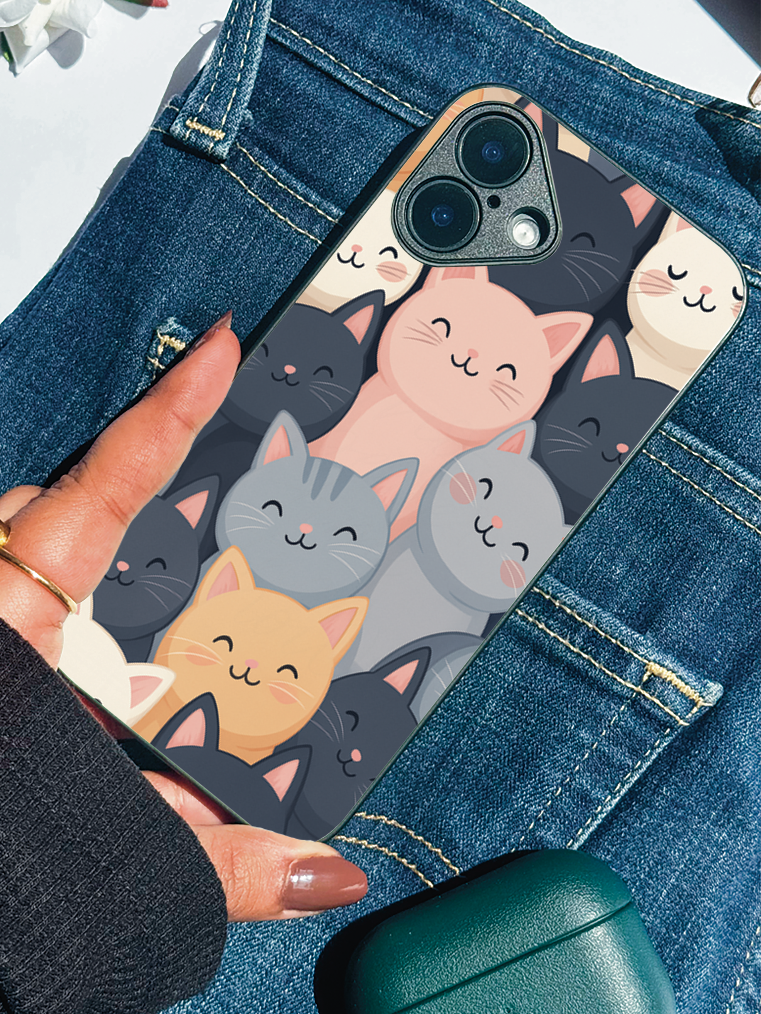 Meow Mix iPhone Covers (11–16) Series | Cute Design