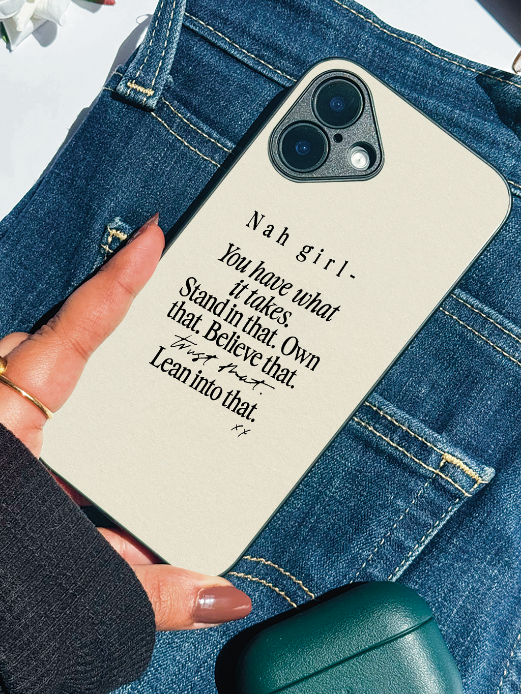 Power Within iPhone Covers (11–16) Series | Aesthetic Design