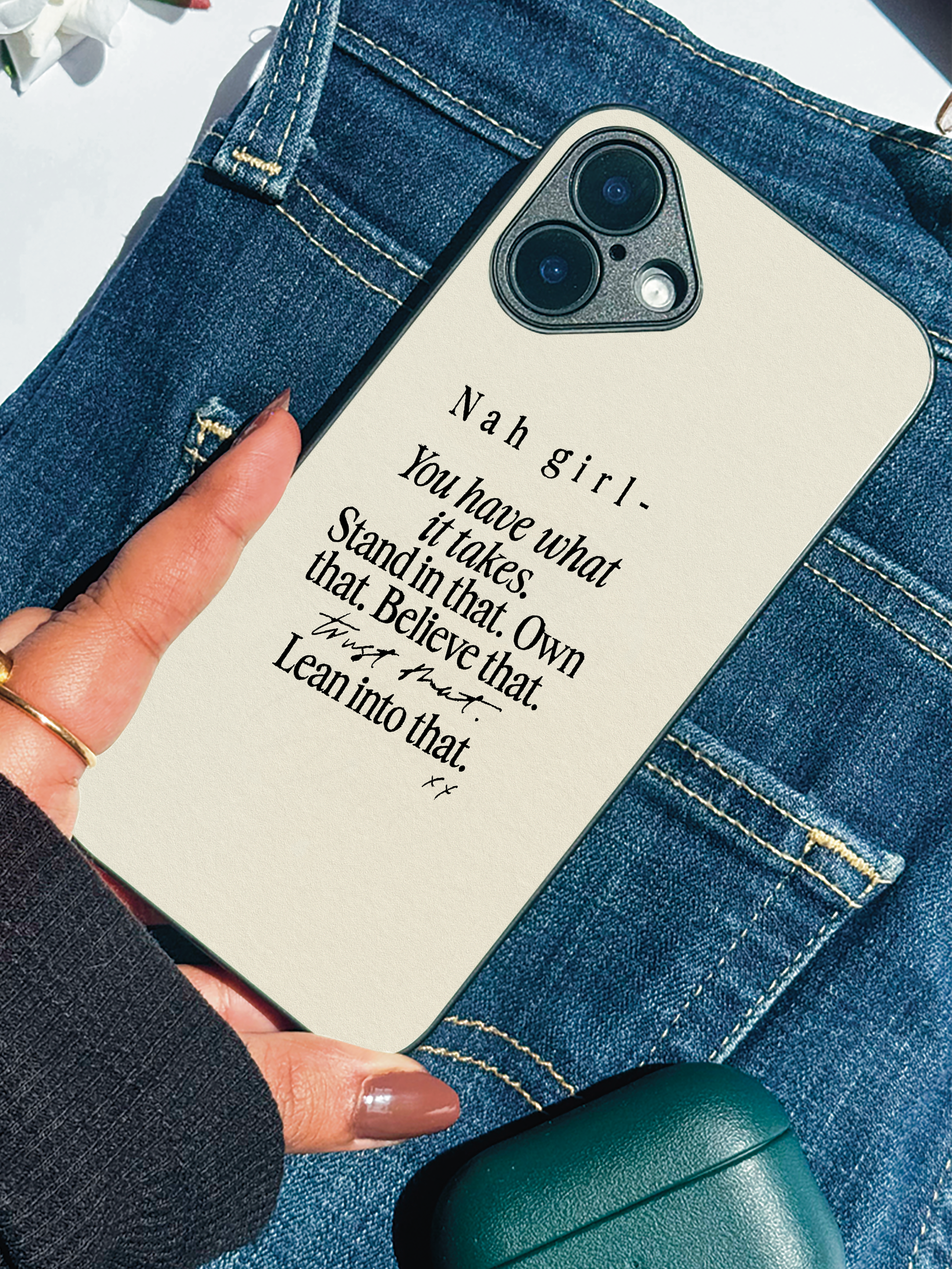 Power Within iPhone Covers (11–16) Series | Aesthetic Design