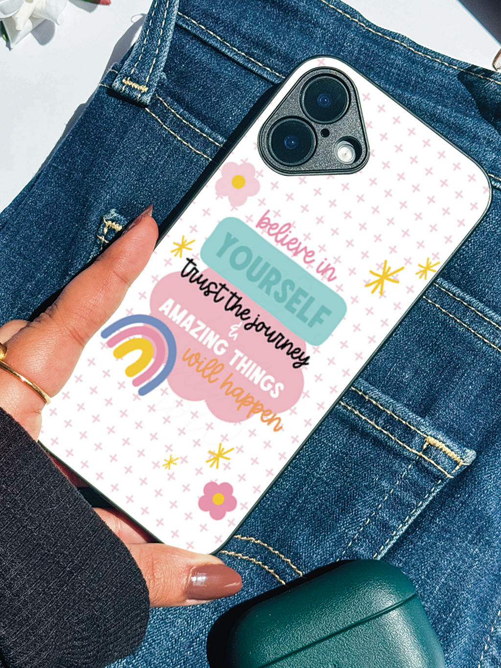 Trust the Journey iPhone Covers (11–16) Series | Cute Design