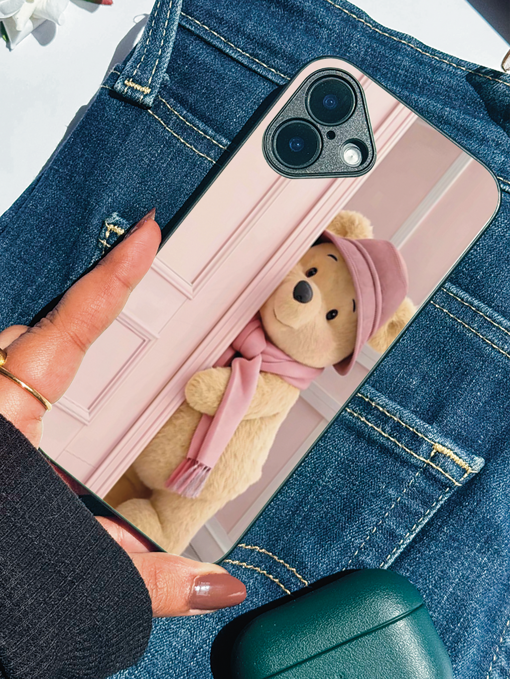 Cozy Teddy iPhone Covers (11–16) Series | Cute Design