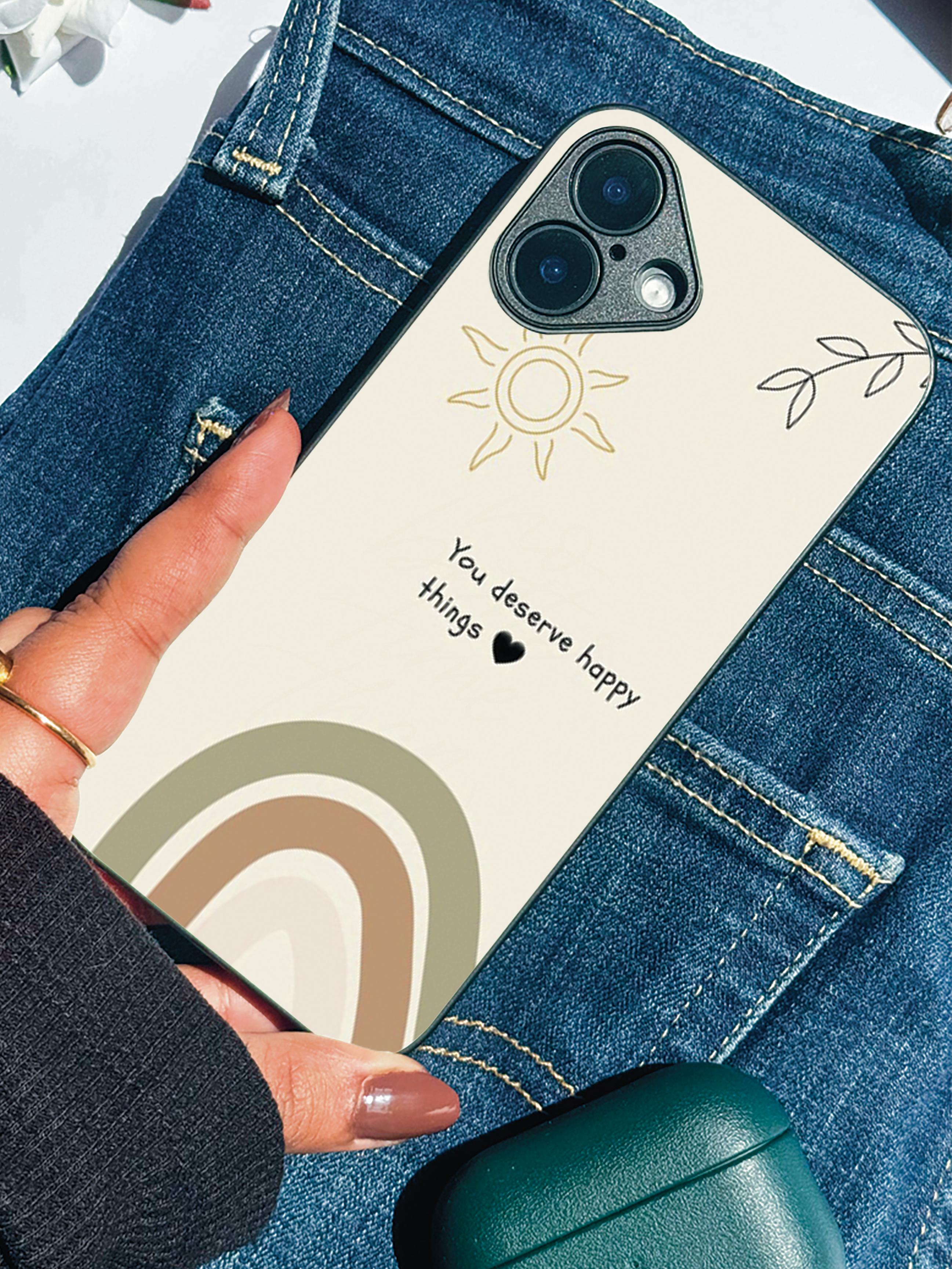 Happy Things iPhone Covers (11–16) Series | Cute Design