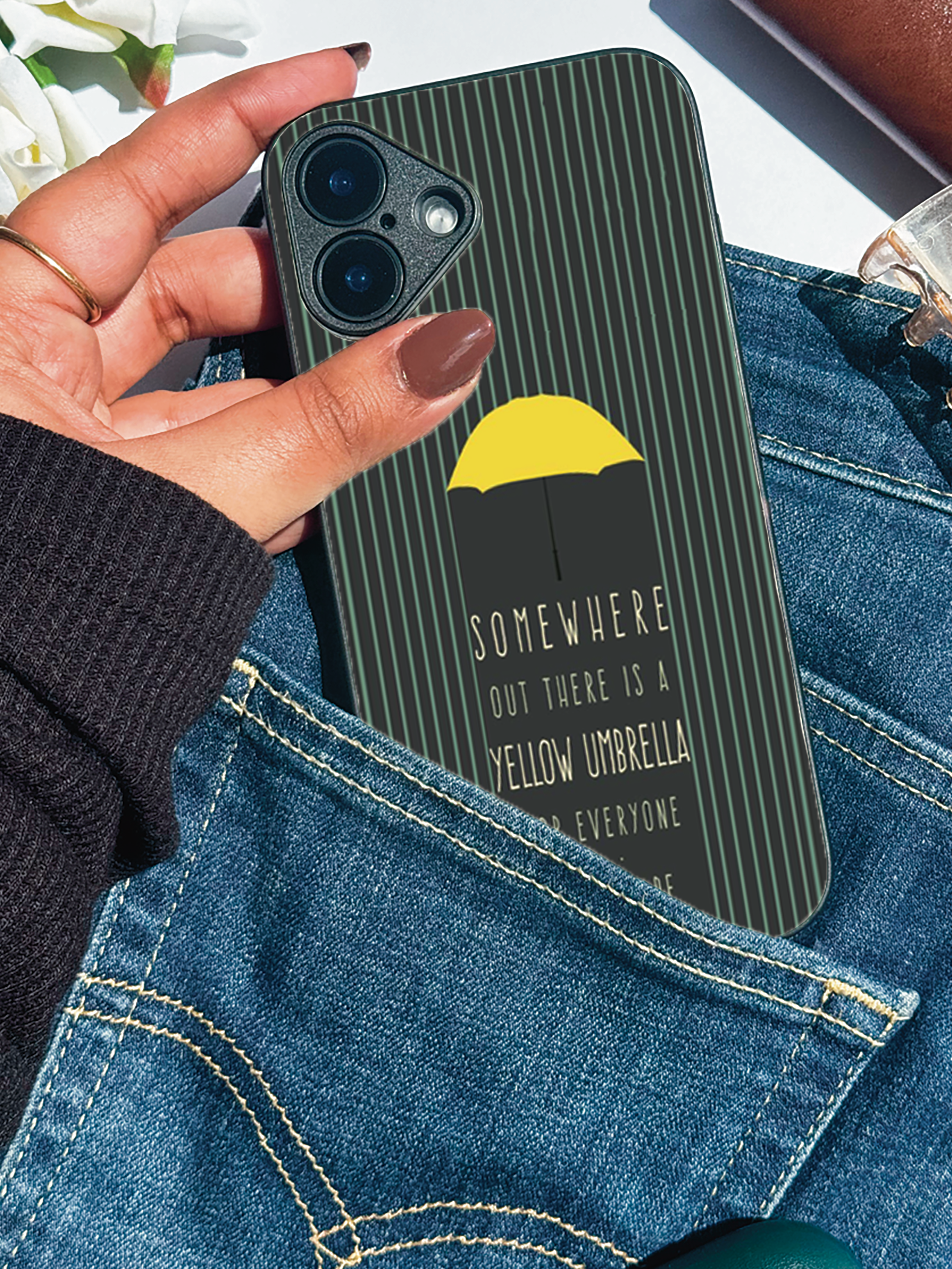 Umbrella of Hope iPhone Covers (11–16) Series | Aesthetic Design