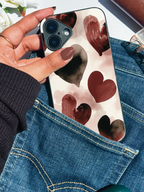 Crimson Love Printed Glass Back iPhone Covers (11–16) Series | Aesthetic Designs