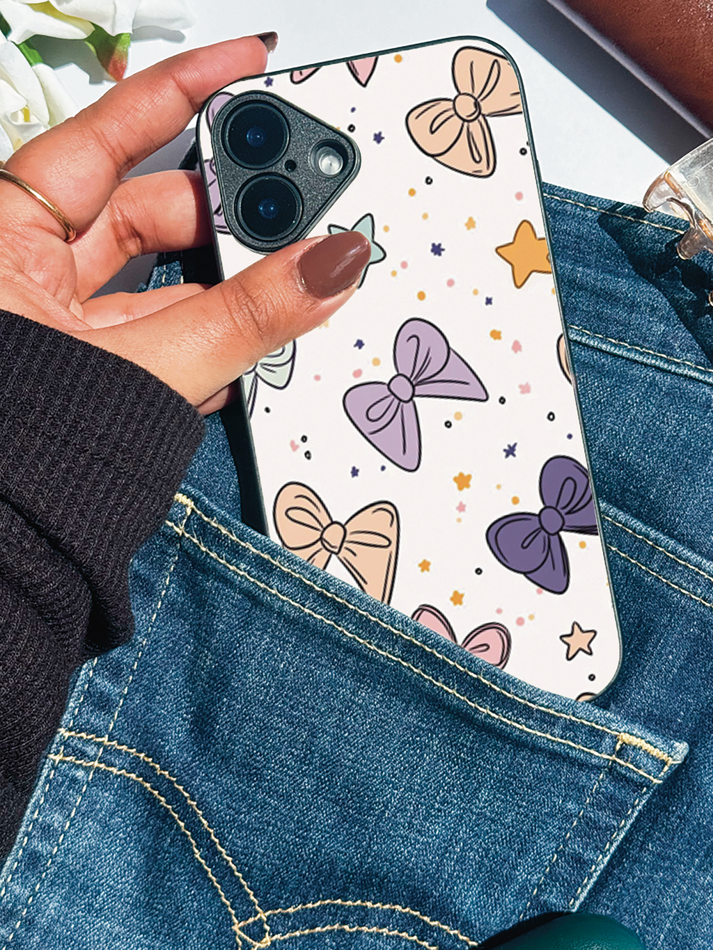 Bow Babe iPhone Covers (11–16) Series | Cute Design