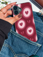 Cupid’s Target Printed Glass Back iPhone Covers (11–16) Series | Aesthetic Design