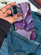 Amethyst Glaze iPhone Covers (11–16) Series | Aesthetic Design