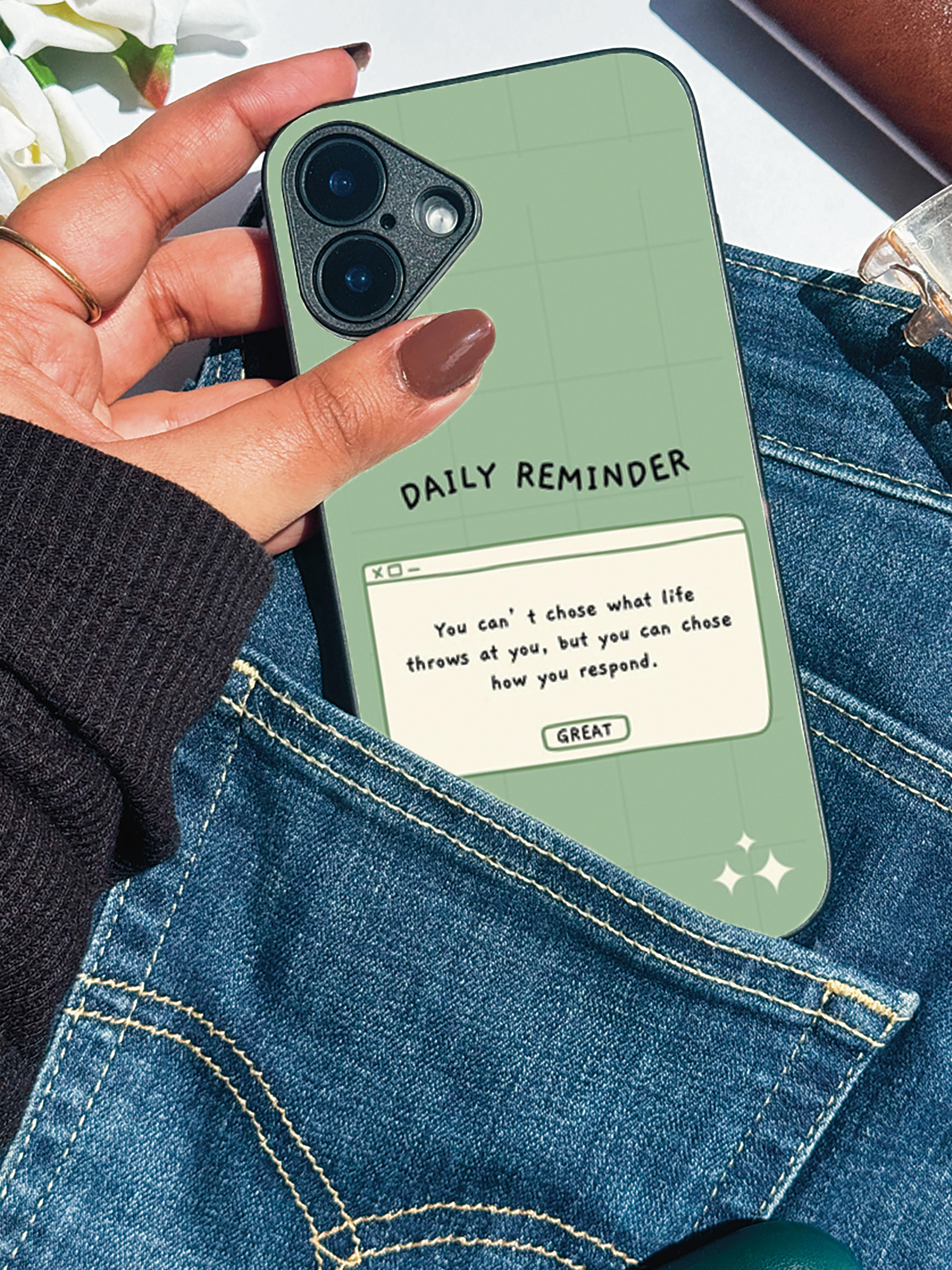 Respond Mode iPhone Covers (11–16) Series | Cute Design