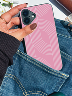 Linear Blush iPhone Covers (11–16) Series | Aesthetic Design
