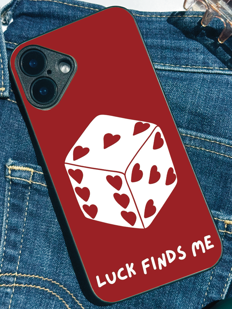 Hearts & Dice iPhone Covers (11–16) Series |Cute Design