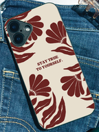 Floral Truth iPhone Covers (11–16) Series | Cute Design