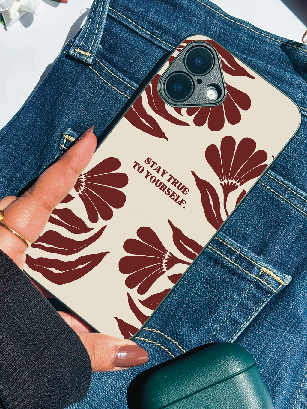 Floral Truth iPhone Covers (11–16) Series | Cute Design