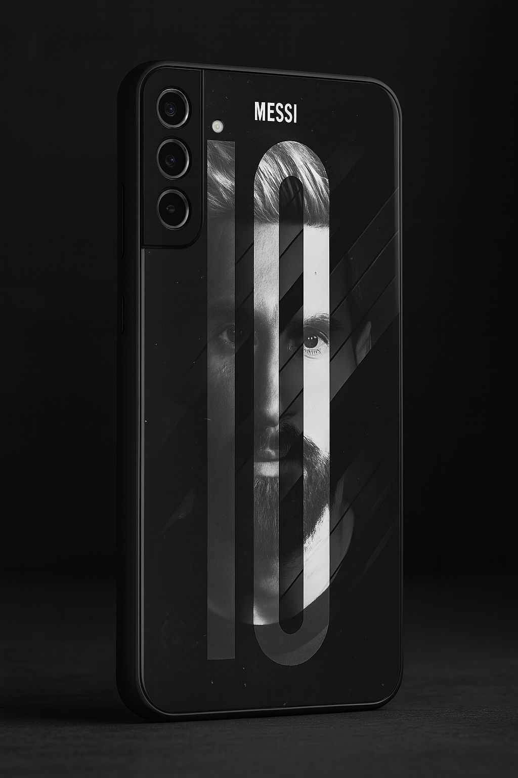 GOAT10 Edition Premium Glass Back Cover For Samsung Galaxy S, A, M & F Series