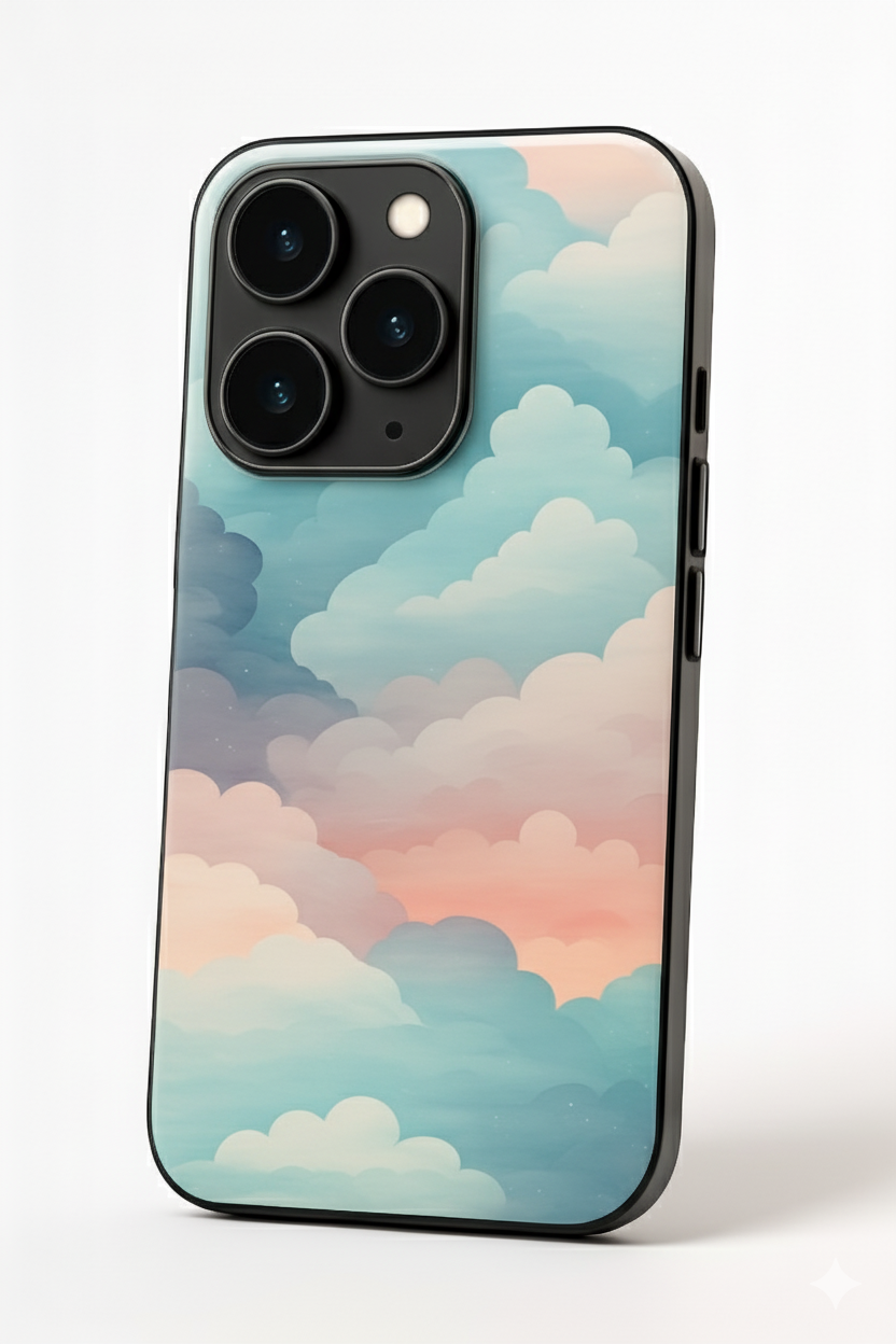 Dreamscape Printed Glass Back iPhone Covers (11–16) Series | Aesthetic Designs