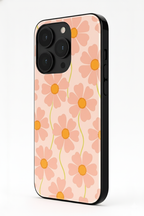 Blossom Glow Printed Glass Back iPhone Covers (11–16) Series | Aesthetic Design