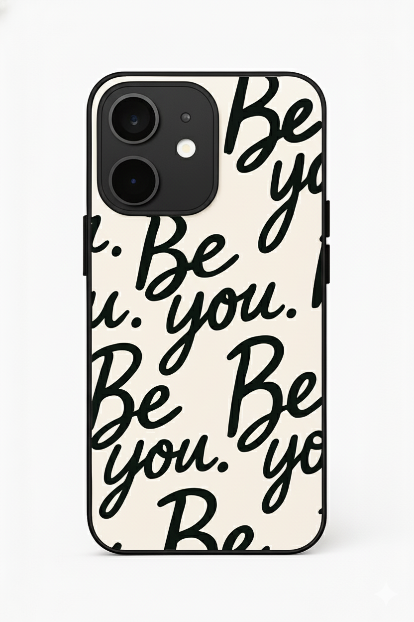 Boldly You Printed Glass Back iPhone Covers (11–16) Series |Aesthetic Designs