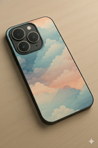 Dreamscape Printed Glass Back iPhone Covers (11–16) Series | Aesthetic Designs