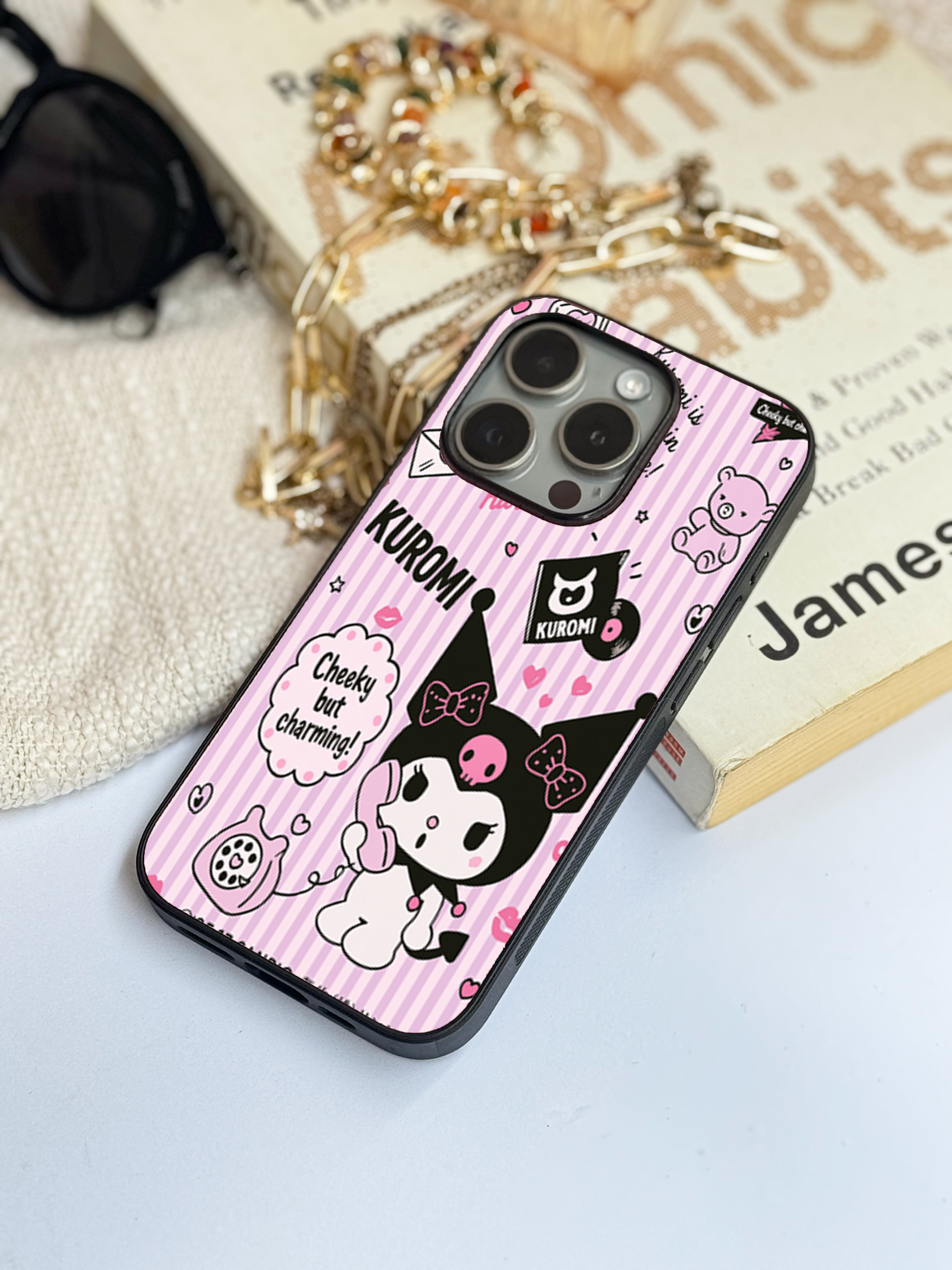 Cute & Quirky Cheeky Kuromi Vibes iPhone Covers (11–16) Series