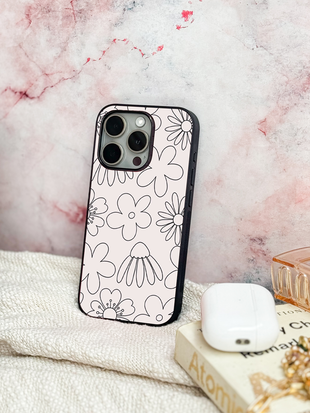 Outline Garden iPhone Covers (11–16) Series | Aesthetic Design