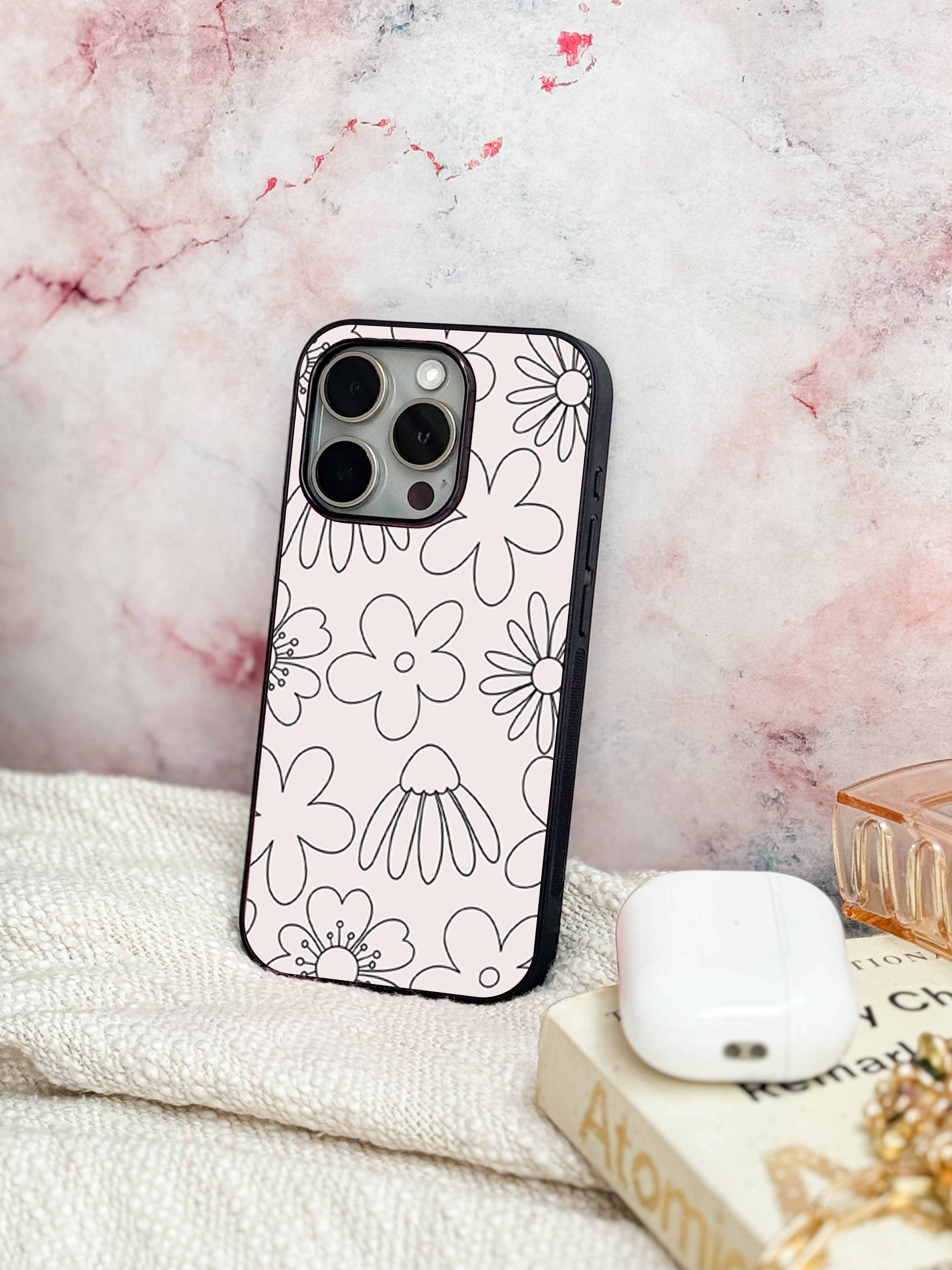 Cute & Quirky Outline Garden iPhone Covers (11–16) Series