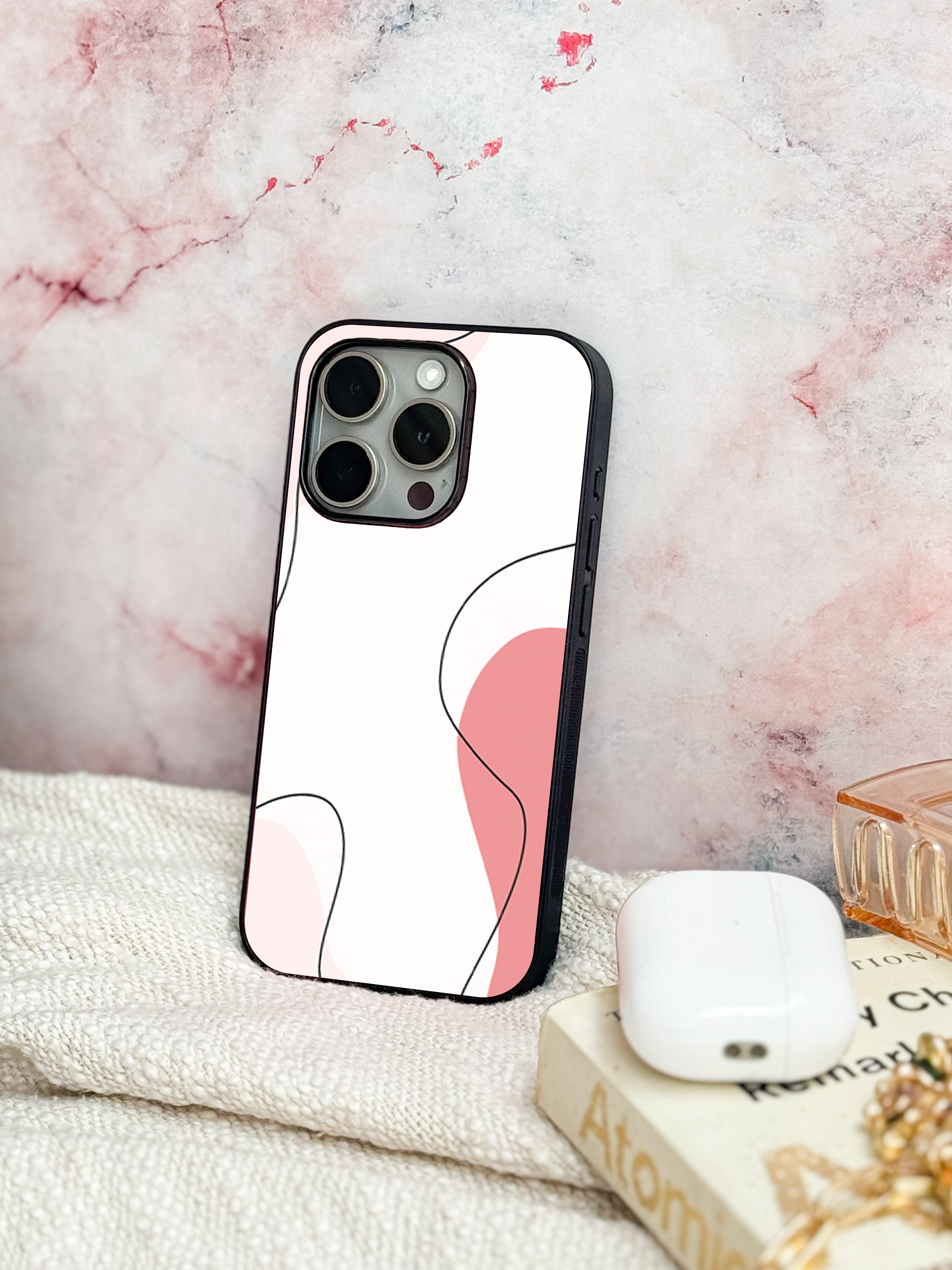 Cute & Quirky Rosé Waves iPhone Covers (11–16) Series