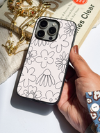 Cute & Quirky Outline Garden iPhone Covers (11–16) Series