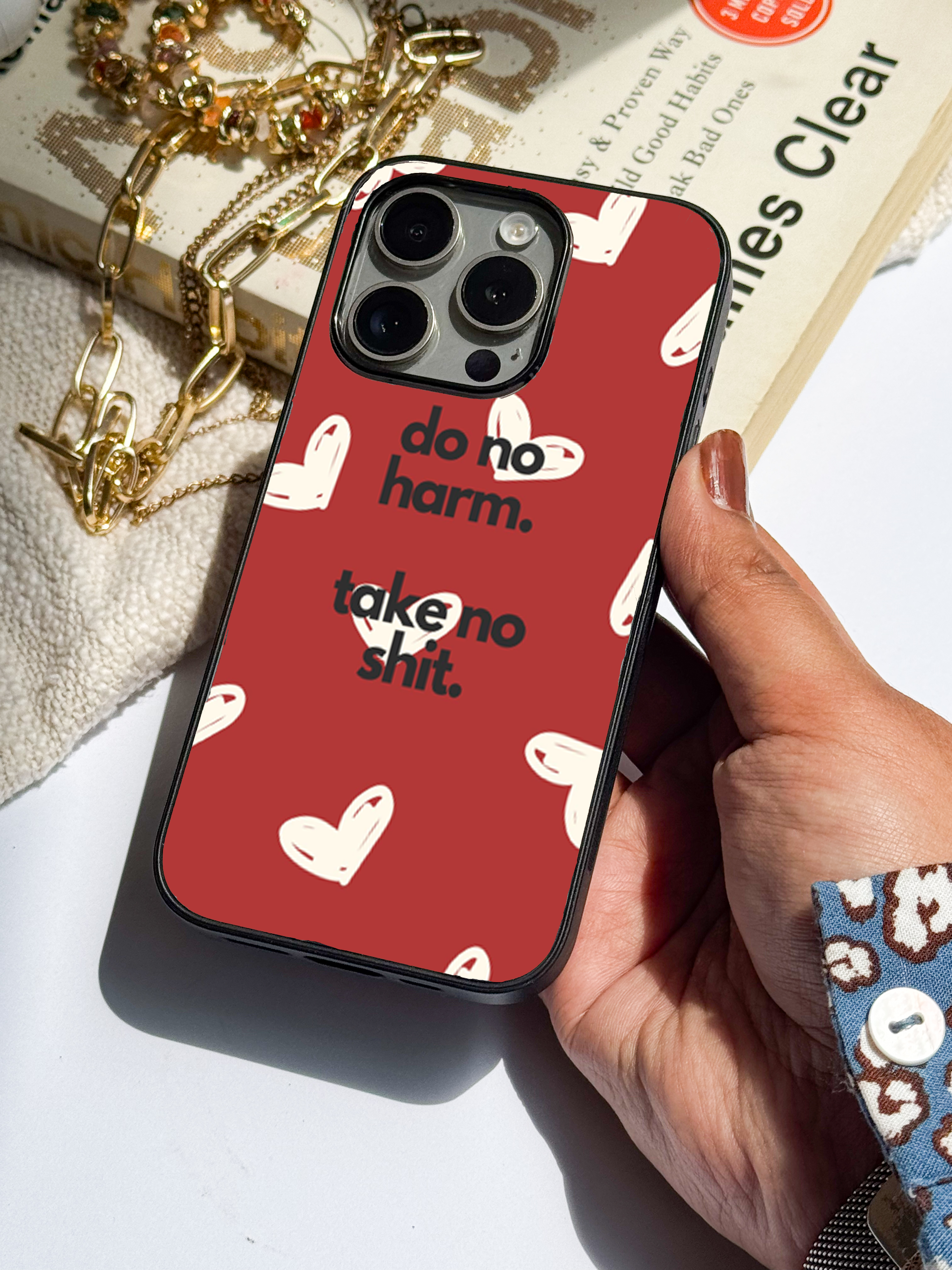 Cute & Quirky Bold Heart iPhone Covers (11–16) Series