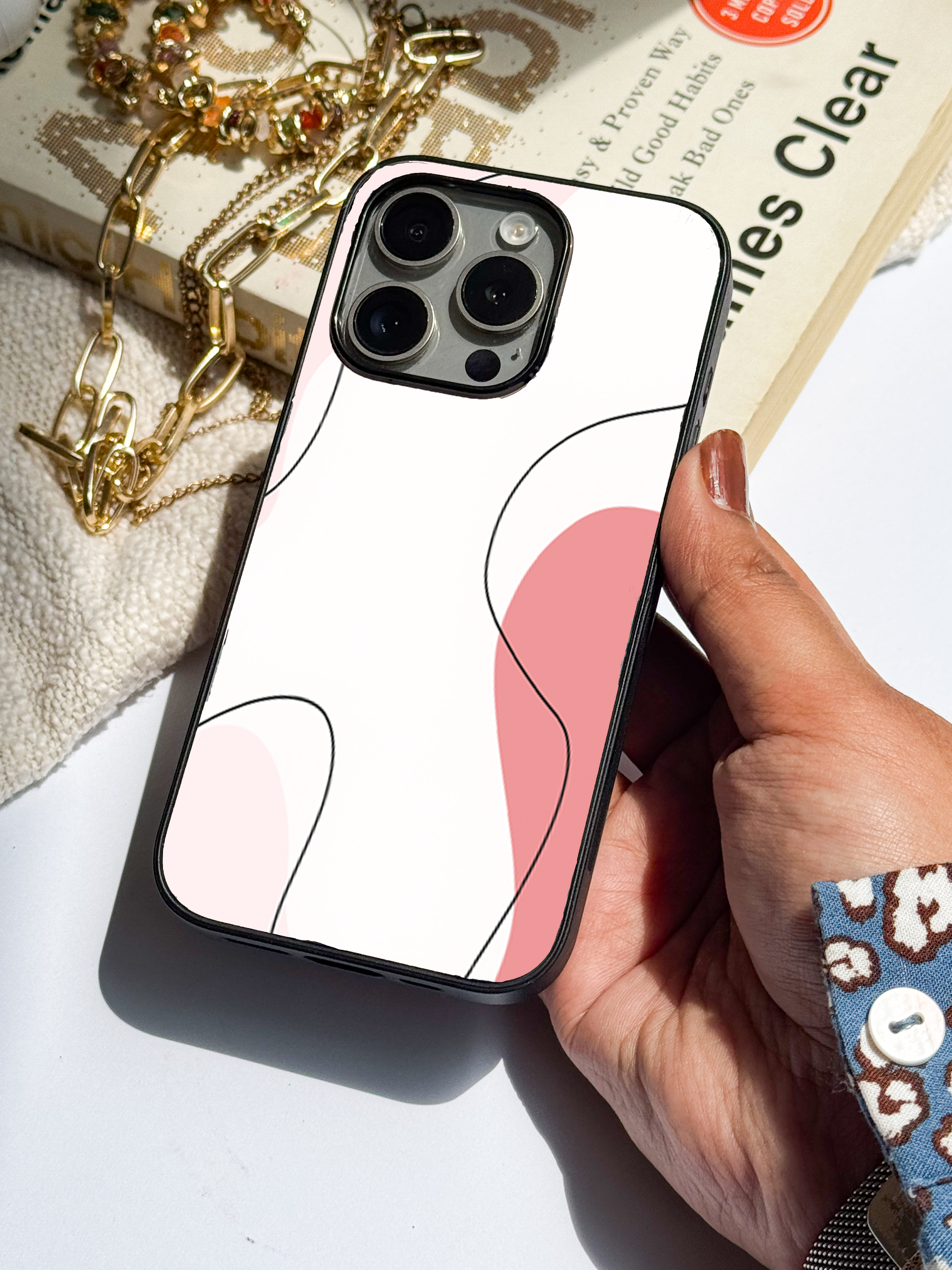 Cute & Quirky Rosé Waves iPhone Covers (11–16) Series
