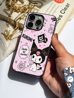 Cute & Quirky Cheeky Kuromi Vibes iPhone Covers (11–16) Series